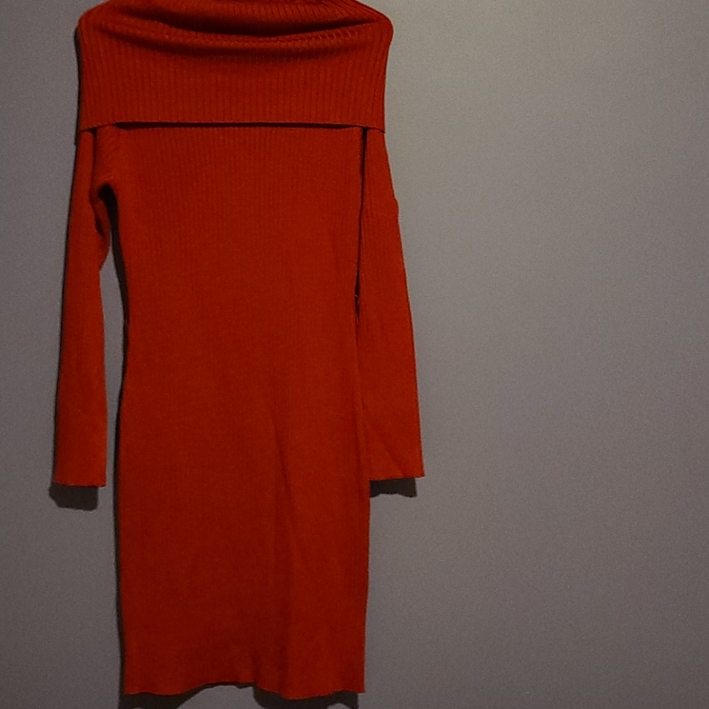 NWOT, red sweater dress